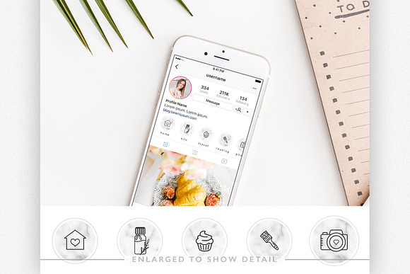 Marble Instagram Highlight Covers in Instagram Templates - product preview 1