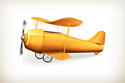 Yellow aircraft icon