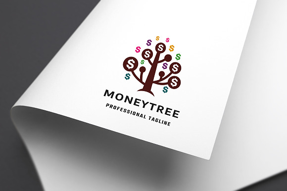 Money Tree Logo in Logo Templates - product preview 1