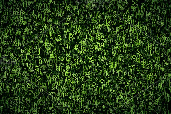Green complicated crypto symbols