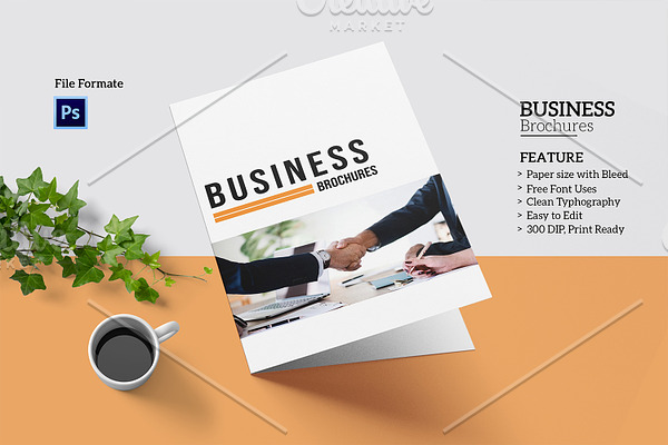 Business Bifold Brochure V869