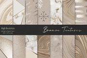 Gold Bronze Marble and Foil Textures