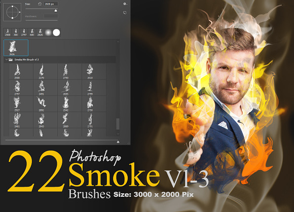 Smoke Photoshop Brushes in Add-Ons - product preview 17