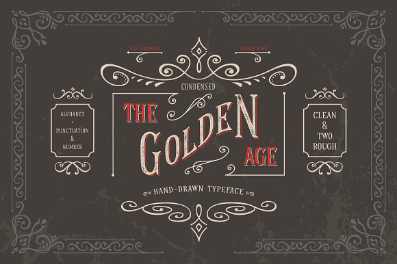 The Golden Age Typeface in Display Fonts - product preview 6
