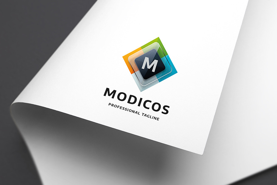 Modicos M Letter Logo