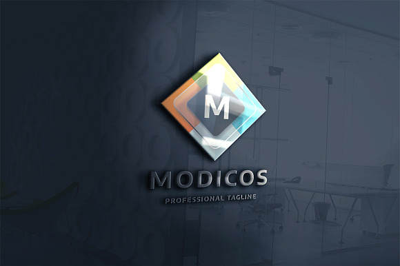 Modicos M Letter Logo in Logo Templates - product preview 1