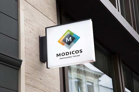 Modicos M Letter Logo in Logo Templates - product preview 2