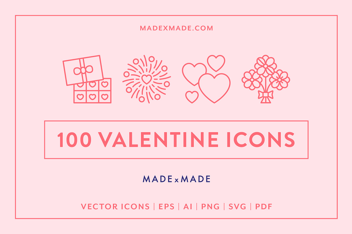 Line Icons – Valentines Day in Text Message Icons - product preview 8