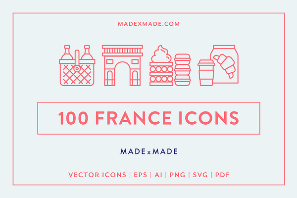 Line Icons – France