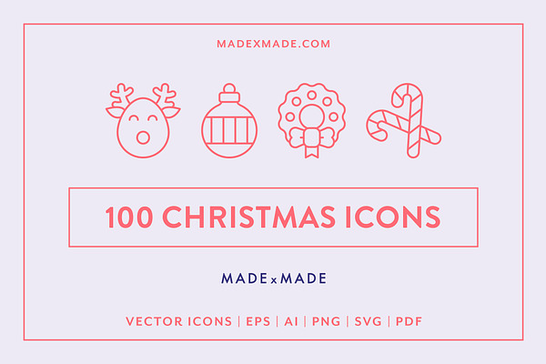 Line Icons – Christmas