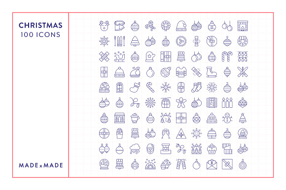Line Icons – Christmas in Christmas Icons - product preview 5