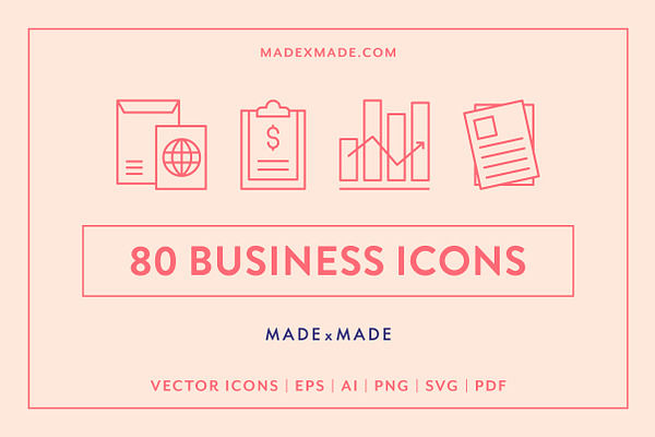 Line Icons – Business