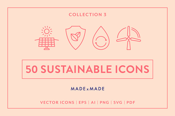 Line Icons – 3x Collections Bundle in Infographic Icons - product preview 3