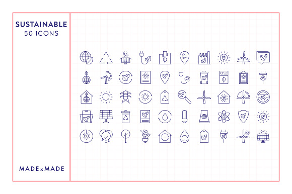 Line Icons – 3x Collections Bundle in Infographic Icons - product preview 9