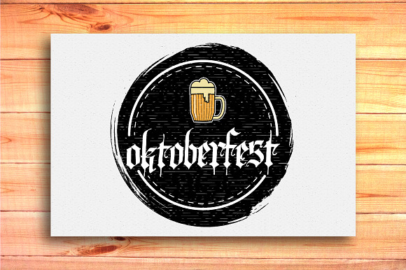 Beer festival set badges in Objects - product preview 2