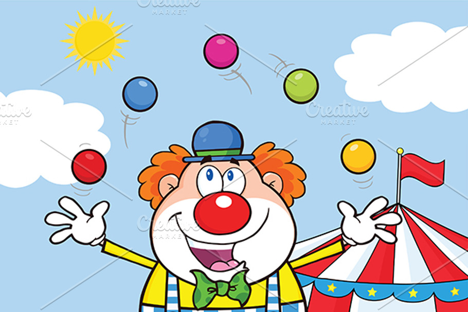 Funny Clown Collection - 2 in Illustrations - product preview 8