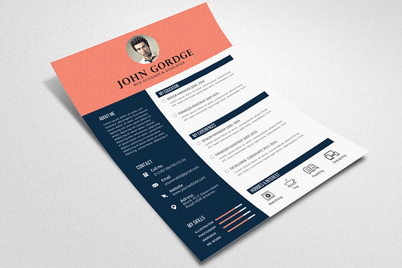 CV Resume 4 Format Template in Letter Templates - product preview 1