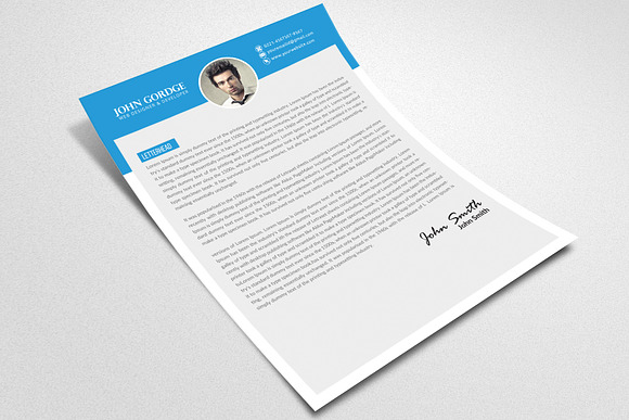 CV Resume Template in Letter Templates - product preview 2