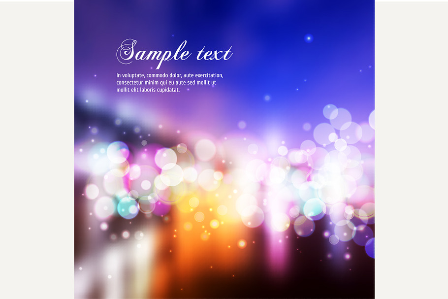 Vector Blurry Lights in Graphics - product preview 8