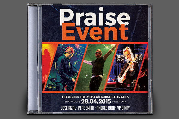 Praise Event CD Album Artwork