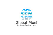 Global Pixel Logo Template