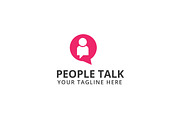People Talk Logo Template