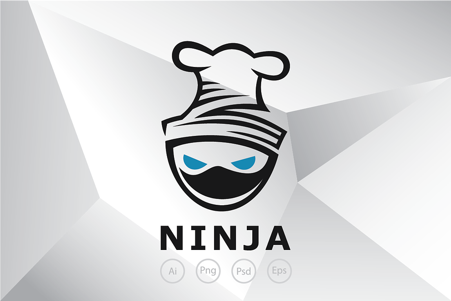Chef Ninja Logo Template in Logo Templates - product preview 8