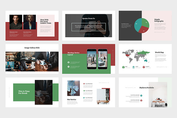 Markova : Business Keynote in Keynote Templates - product preview 3