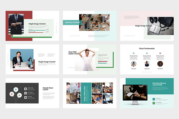 Markova : Business Keynote in Keynote Templates - product preview 4