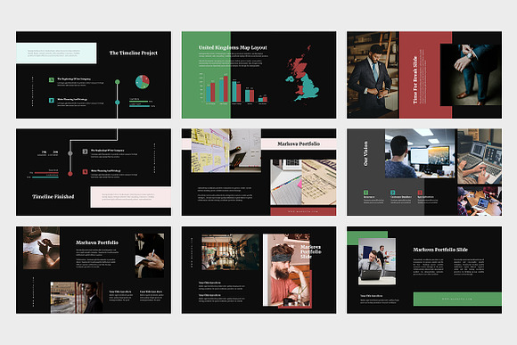 Markova : Business Keynote in Keynote Templates - product preview 8
