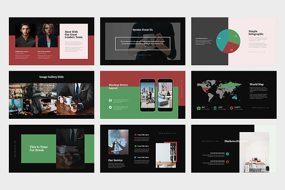 Markova : Business Keynote in Keynote Templates - product preview 9