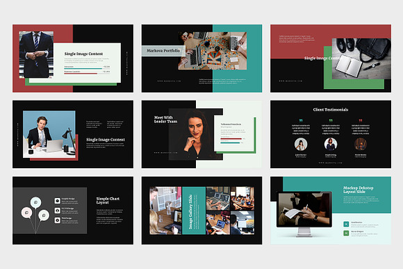 Markova : Business Keynote in Keynote Templates - product preview 10