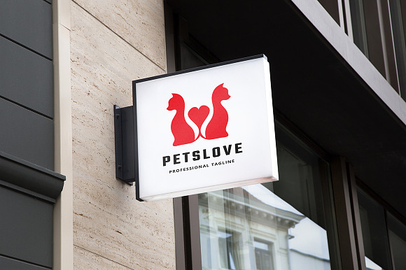 Pets Love Logo in Logo Templates - product preview 2