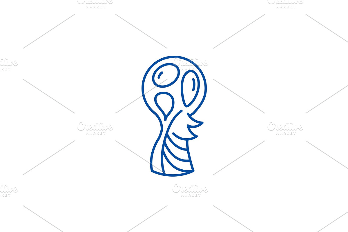 Sports victory cup line icon concept in Objects - product preview 8