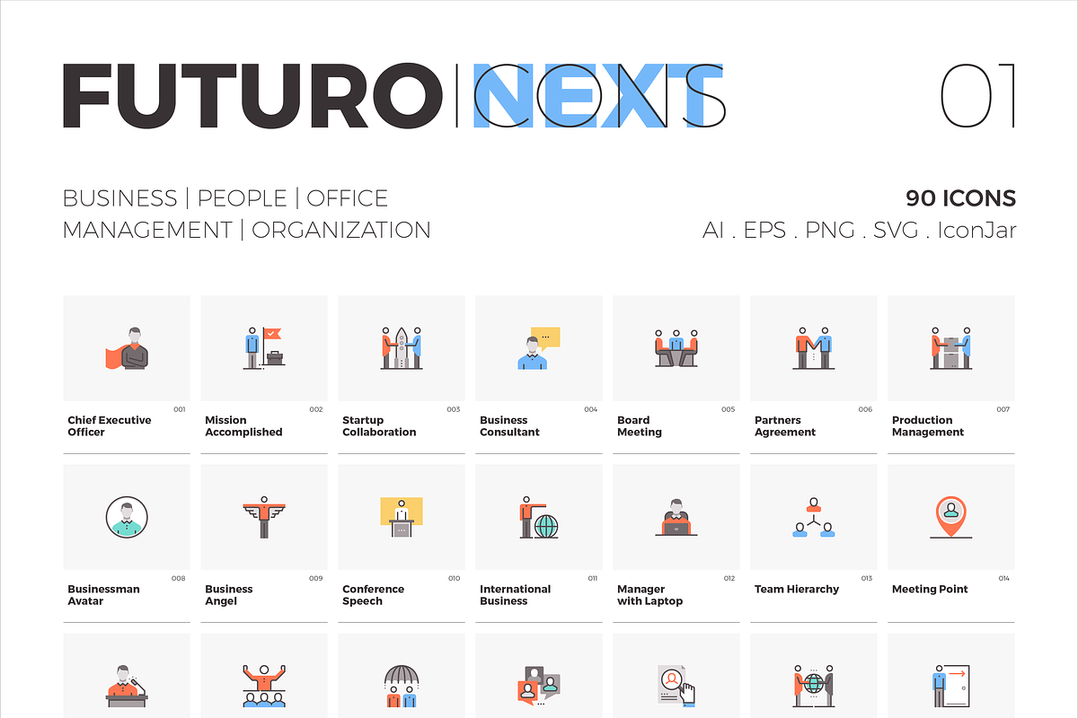 Futuro Next Icons Bundle in Server Icons - product preview 8