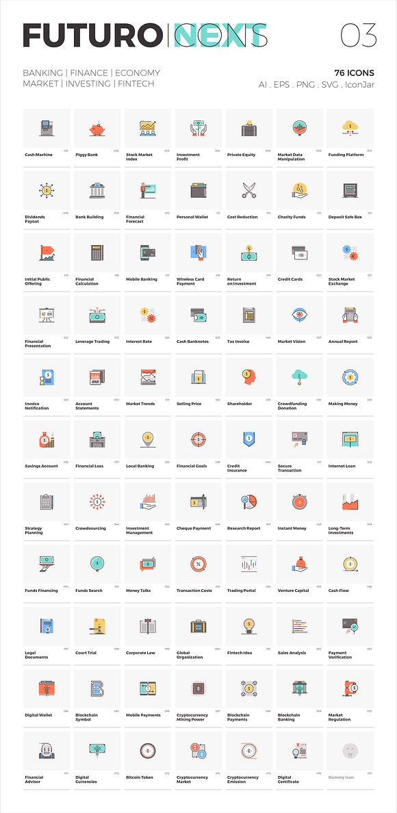 Futuro Next Icons Bundle in Server Icons - product preview 2