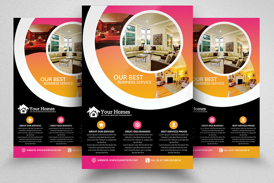 Real Estate Luxury Flyer Templates