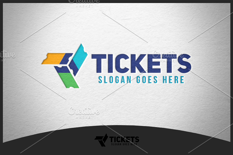 Tickets Logo in Logo Templates - product preview 8