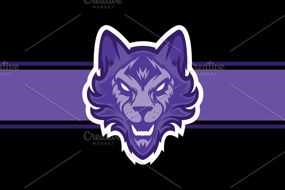 Werewolf sport logotype