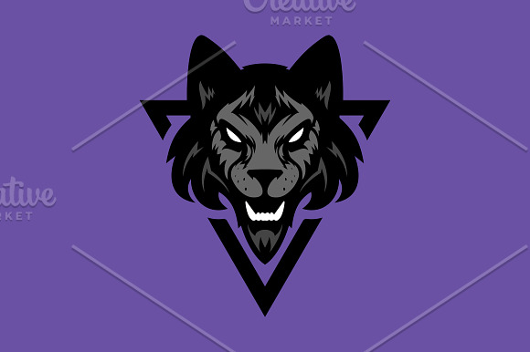 Werewolf sport logotype in Logo Templates - product preview 1