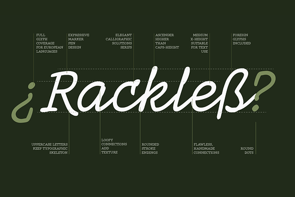 Radcliffe Hand - 7 fonts in Display Fonts - product preview 8