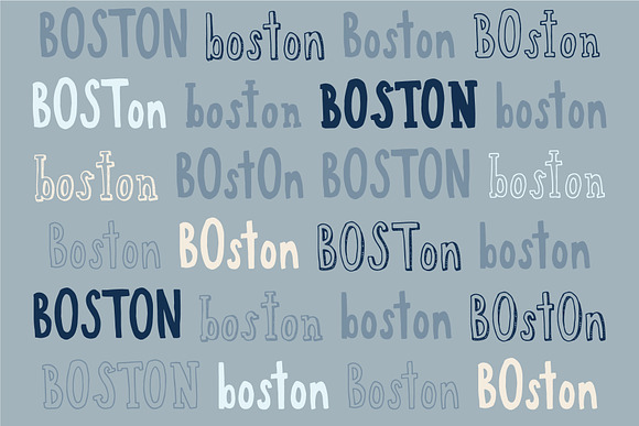 Boston Cream Sans and Serif in Sans-Serif Fonts - product preview 1