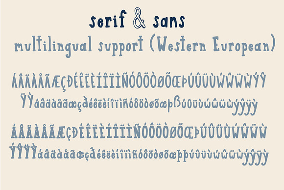 Boston Cream Sans and Serif in Sans-Serif Fonts - product preview 4