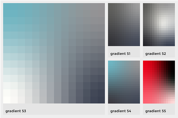 Gradient Blocks Collection in Patterns - product preview 7