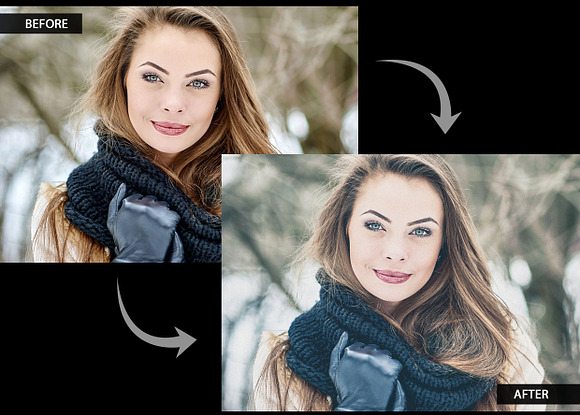 Winter Lightroom Presets Bundle in Add-Ons - product preview 4