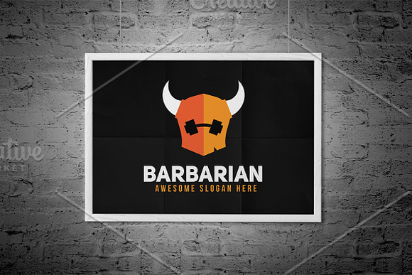 Barbarian Logo in Logo Templates - product preview 1