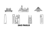 Brazil, Sao Paulo line travel
