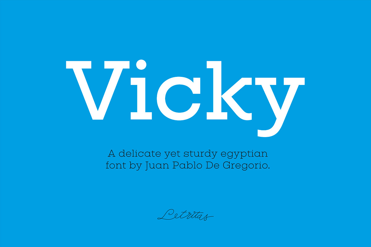 Vicky in Serif Fonts - product preview 8