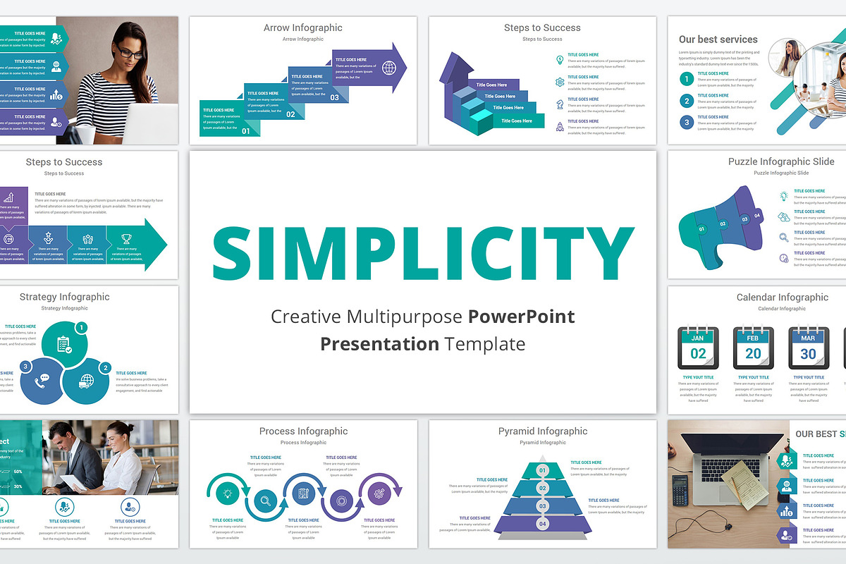 Simplicity PowerPoint Template in PowerPoint Templates - product preview 8