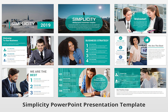 Simplicity PowerPoint Template in PowerPoint Templates - product preview 3